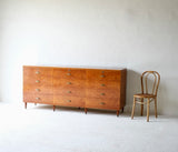 Italian Burr Wood Chest Of Drawers