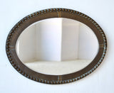 Large Hammered Bronze Mirror