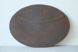 Large Hammered Bronze Mirror
