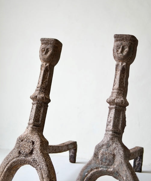 Pair Of 15th Century French Gothic Andirons