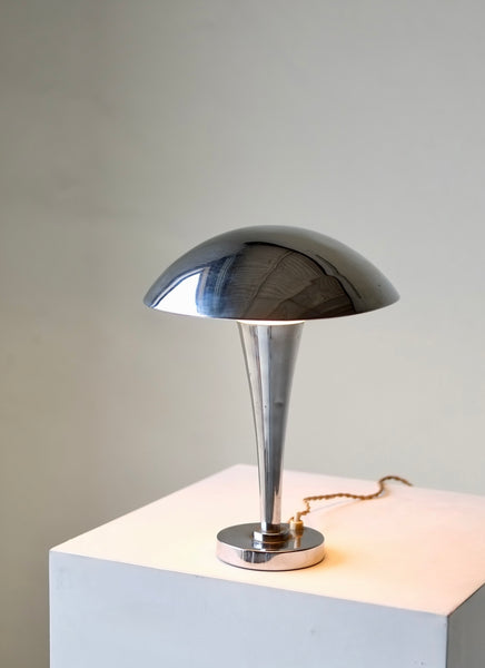 Art Deco Table Lamp By Claude Lumiere, Attributed to Jean Perzel