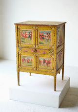 Hand Painted Sicilian Folk Art Cabinet, Circa 1900