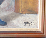 Georges Lucien Guyot (1885-1972), Butcher At His Stall, Oil On Canvas