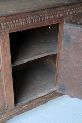 17th Century Carved Oak Cuopboard