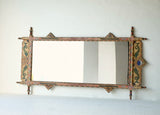Giant Sicilian Folk Art Mirror, Circa 1900