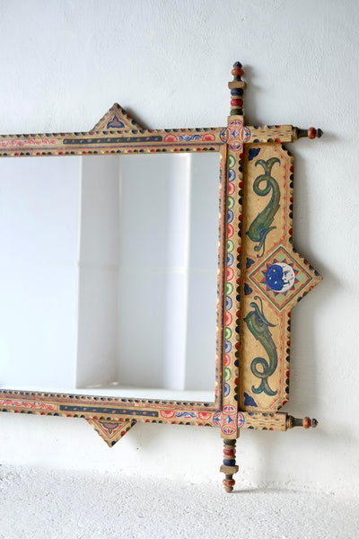 Giant Sicilian Folk Art Mirror, Circa 1900