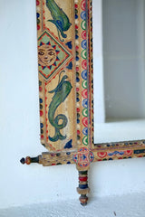 Giant Sicilian Folk Art Mirror, Circa 1900