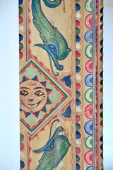 Giant Sicilian Folk Art Mirror, Circa 1900