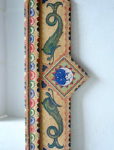 Giant Sicilian Folk Art Mirror, Circa 1900