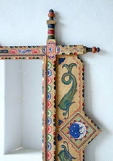 Giant Sicilian Folk Art Mirror, Circa 1900