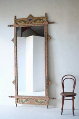 Giant Sicilian Folk Art Mirror, Circa 1900