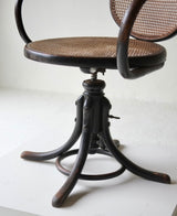 Early 20th Century Thonet Bentwood Swivel Armchair
