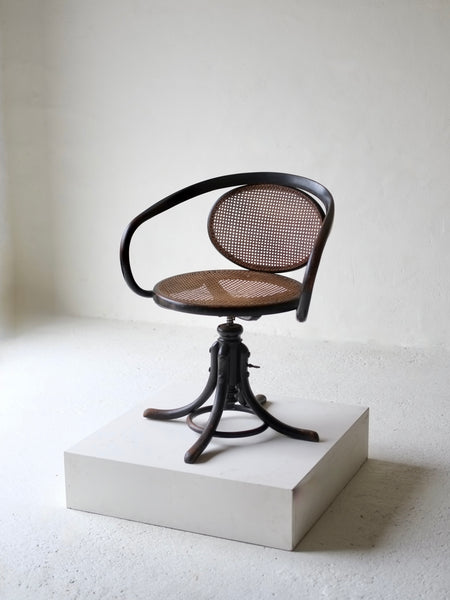 Early 20th Century Thonet Bentwood Swivel Armchair