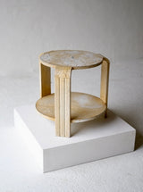 Crackled French Art Deco Side Table