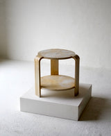 Crackled French Art Deco Side Table