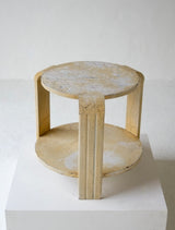 Crackled French Art Deco Side Table