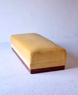 French 1940's Yellow Velvet Daybed - On Hold