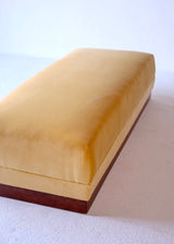 French 1940's Yellow Velvet Daybed - On Hold