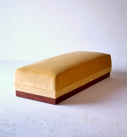 French 1940's Yellow Velvet Daybed - On Hold