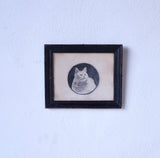 French School Patel Cat Drawing, 1922