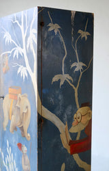 1920’s Italian Cabinet with Painted Figures from Corriere dei Piccoli