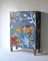 1920’s Italian Cabinet with Painted Figures from Corriere dei Piccoli