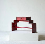 1930’s Art Deco Red Primavera Table