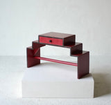 1930’s Art Deco Red Primavera Table