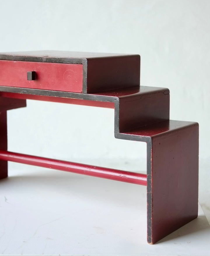 1930’s Art Deco Red Primavera Table