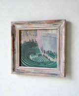 At the Hemicycle, Early 20th Century French School Oil on Canvas