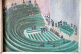 At the Hemicycle, Early 20th Century French School Oil on Canvas