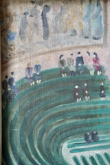 At the Hemicycle, Early 20th Century French School Oil on Canvas