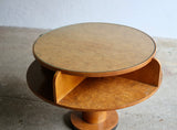 Art Deco Burr Walnut Pedestal Table