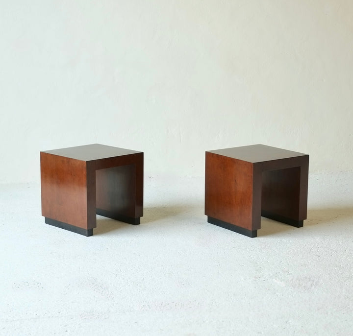 Pair of Rationalist Italian 1930’s Side Tables