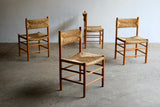 French Dordogne Style Rush Dining Chairs