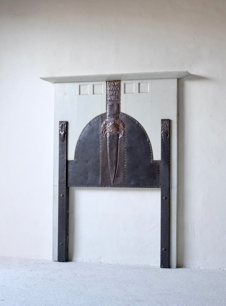 Arts & Crafts Fireplace Surround, Circa 1900