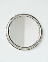 Italian Silver Circular Mirror
