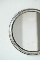 Italian Silver Circular Mirror