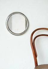Italian Silver Circular Mirror