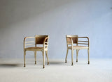 Secessionist Armchairs & Stools By Otto Wagner For Thonet