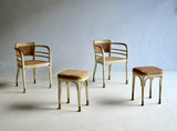 Secessionist Armchairs & Stools By Otto Wagner For Thonet