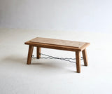 French Limed Oak & Travertine Coffee Table - £650 + VAT