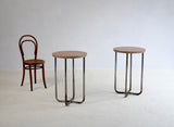 Bauhaus Style Tubular Stone Side Tables, Circa 1930's - £750 + VAT