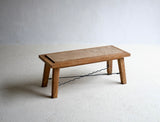 French Limed Oak & Travertine Coffee Table - £650 + VAT