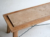 French Limed Oak & Travertine Coffee Table - £650 + VAT