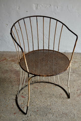 Mid 20th Century French Metal Garden Chairs