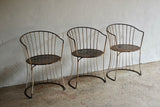 Mid 20th Century French Metal Garden Chairs