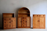 Heals Limed Oak Shelf Back Cabinet