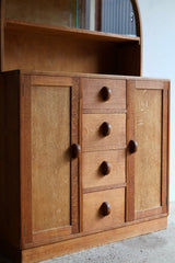Heals Limed Oak Domed Topped Cabinet