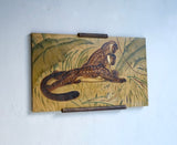 Lucien Broque (1860-1947) Painting Of Two Leopards, 1936 - £2800 + VAT